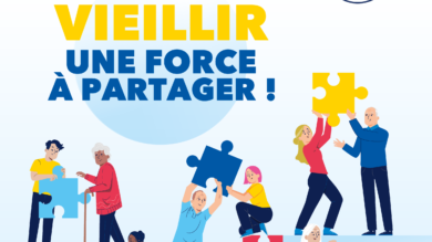 Affiche semaine bleue 2025
