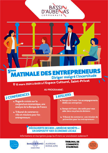 Matinale des entrepreneurs #5 – Inscrivez-vous !