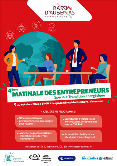 Matinale des entrepreneurs #4 – Inscrivez-vous !