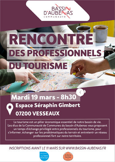 Rencontre des Professionnels du Tourisme – Inscrivez-vous !