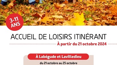 Accueil de Loisirs Itinérant des vacances d’automne 2024