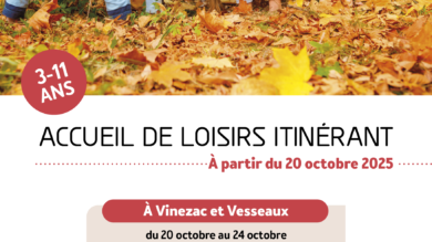 Accueil de loisirs - vacances automne 2025