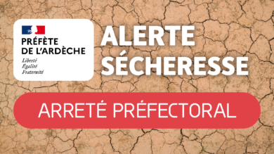 Arrêté préfectroral - alerte sécheresse
