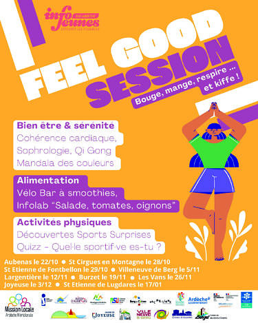 Info Jeunes : Feel Good session les 22 et 29 octobre 2025