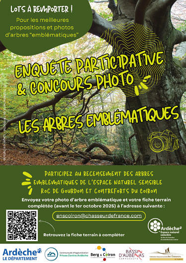 Enquête participative et concours photo : espace naturel sensible roc de gourdon