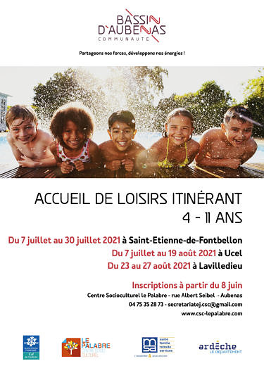 Accueil de loisirs itinérant : les inscriptions sont ouvertes !