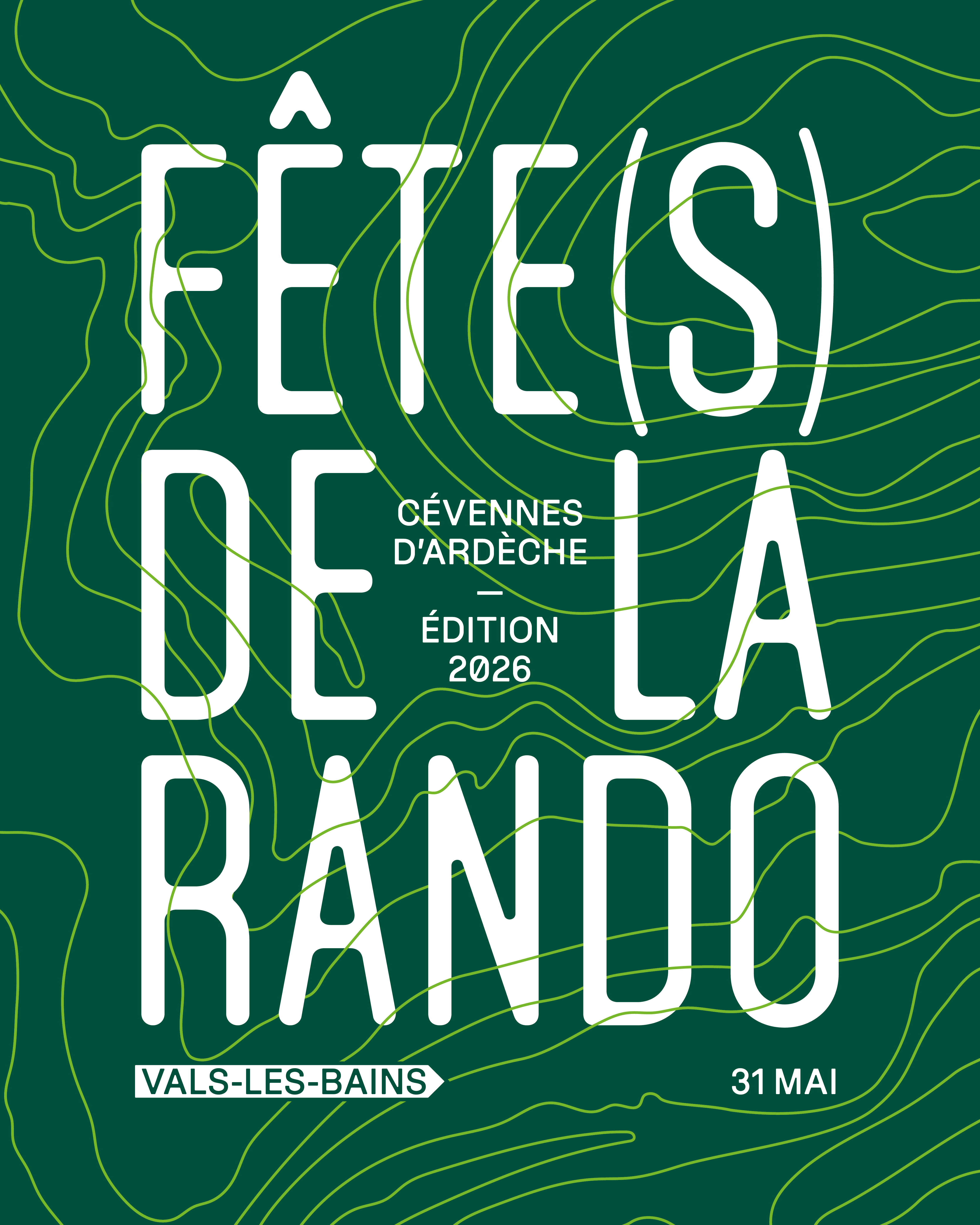 Fêt(e)s de la rando le 31 mai 2026 à Vals-les-Bains