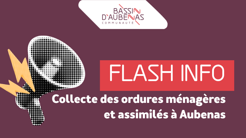 FLASH INFO CCBA concernant la collecte des déchets
