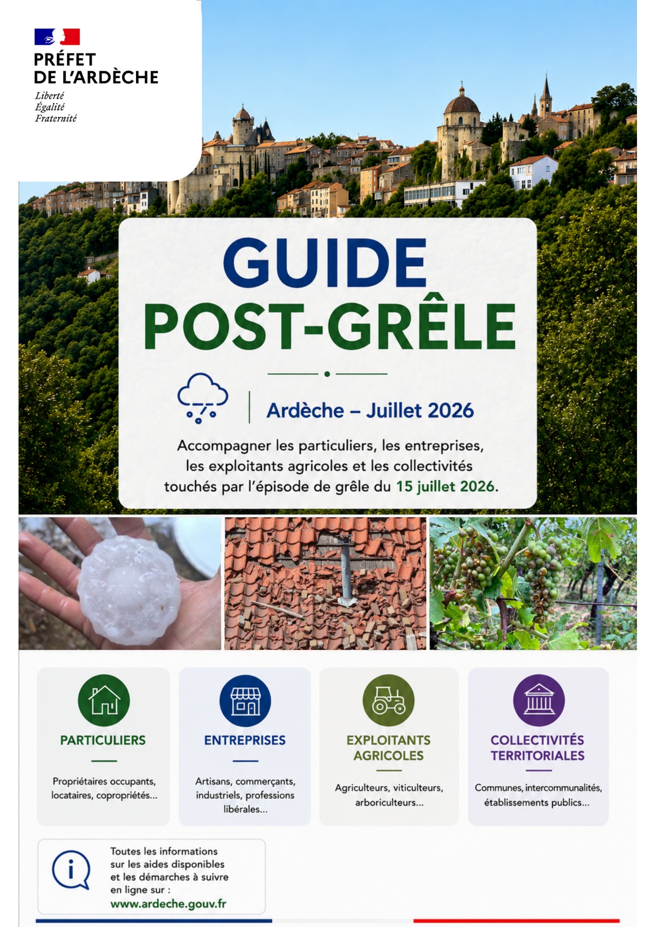 Guide Post-Grêle Ardèche 2026