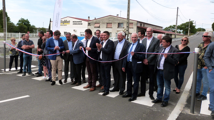 Inauguration de la ZAE Lucien Auzas à Lavilledieu