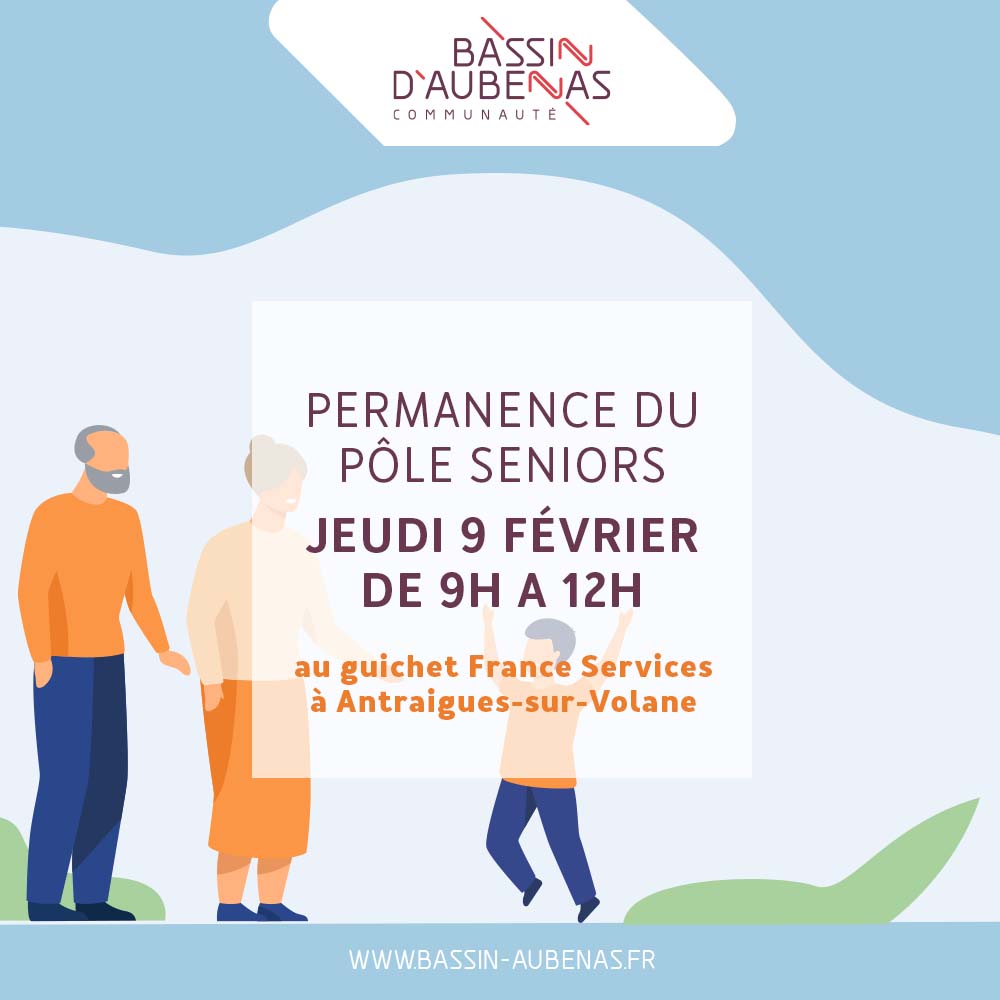 Permanences du Pôle Seniors à Lachapelle-sous-Aubenas et Vesseaux