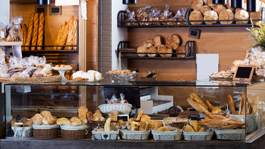 Comptoir d'une boulangerie