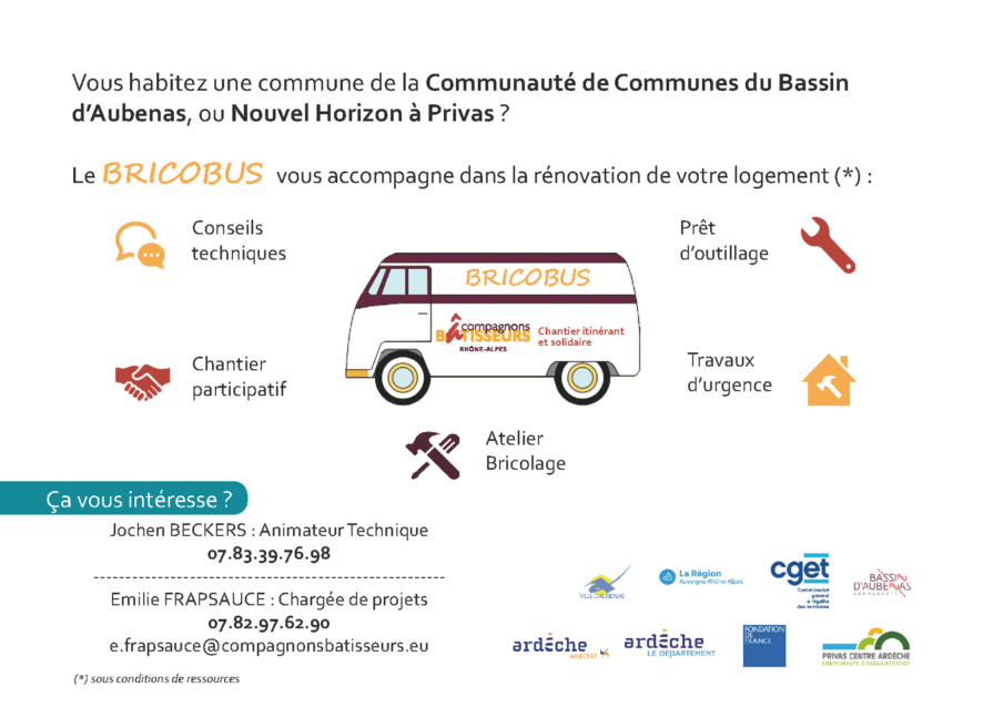 Informations relatives au Bricobus