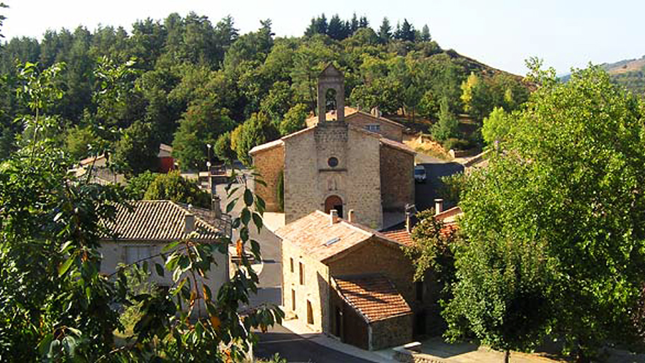 Vue sur le village de Saint-Joseph-des-Bancs