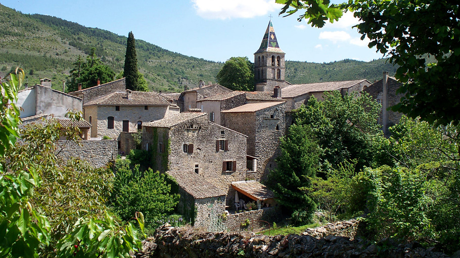 Vue sur le village de Vesseaux